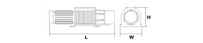 DUKE DU-212電動(dòng)卷?yè)P(yáng)機(jī)尺寸圖片