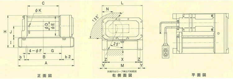 FUJI TX型鋁合金電動卷揚(yáng)機(jī)技術(shù)參數(shù)