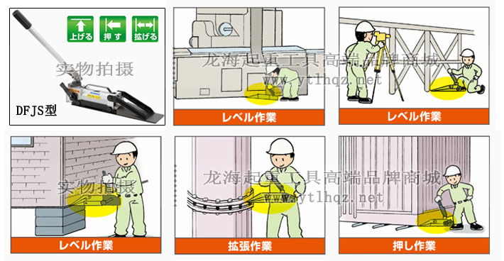 DAIKI楔形千斤頂作業(yè)示意圖