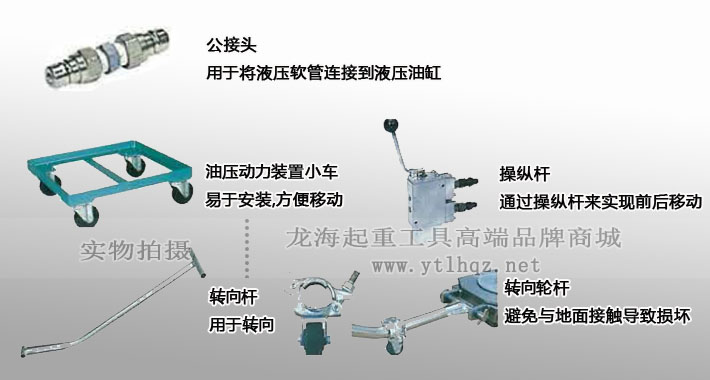 WD-UFH型液壓搬運(yùn)小坦克配件