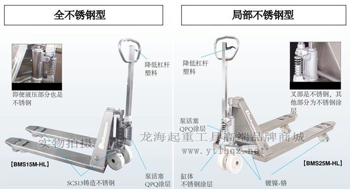 Bishamon不銹鋼液壓搬運(yùn)車圖片