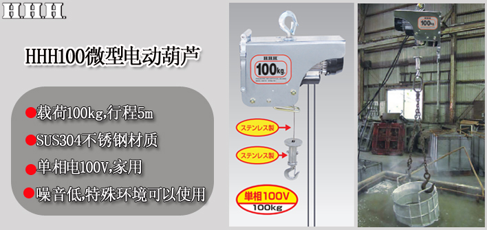 HHH100微型電動葫蘆圖片介紹